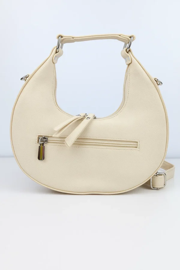 Elegant Cream Shoulder Handbag – Minimalist Style