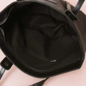 Classic Black Tote Bag for Women – Stylish Everyday Shoulder Handbag