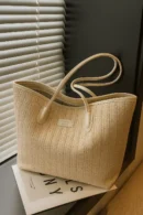Elegant Beige Tote Bag