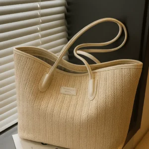 Elegant Beige Tote Bag
