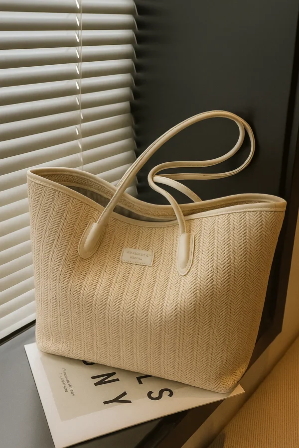 Elegant Beige Tote Bag