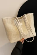 Elegant Beige Tote Bag
