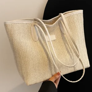Elegant Beige Tote Bag